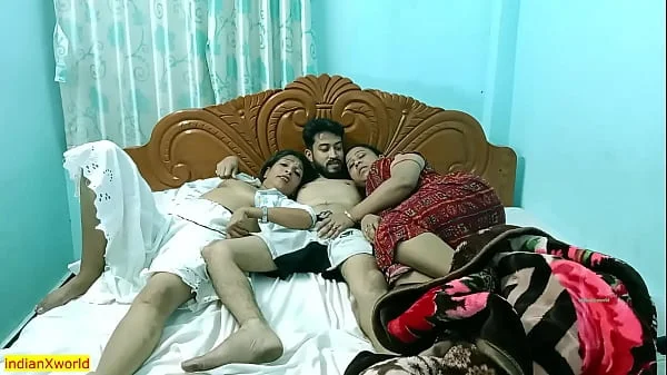 Indian hot beautiful shared boyfriend and hot XXX group sex!! sex